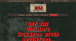 Desktop Screenshot of kickapoowild.com